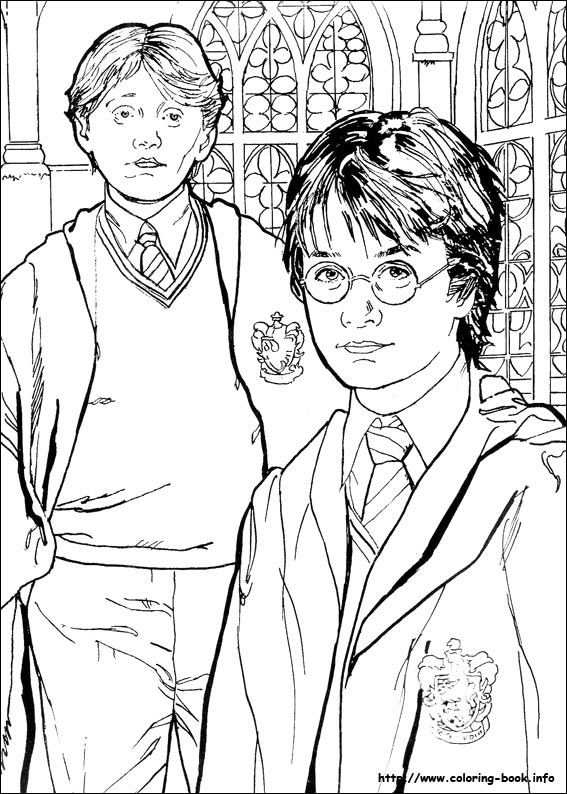 Harry Potter coloring picture